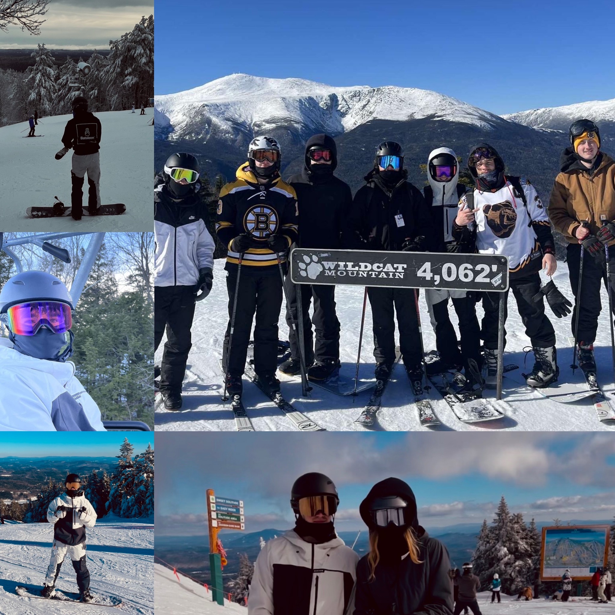 Snowboarding Collage